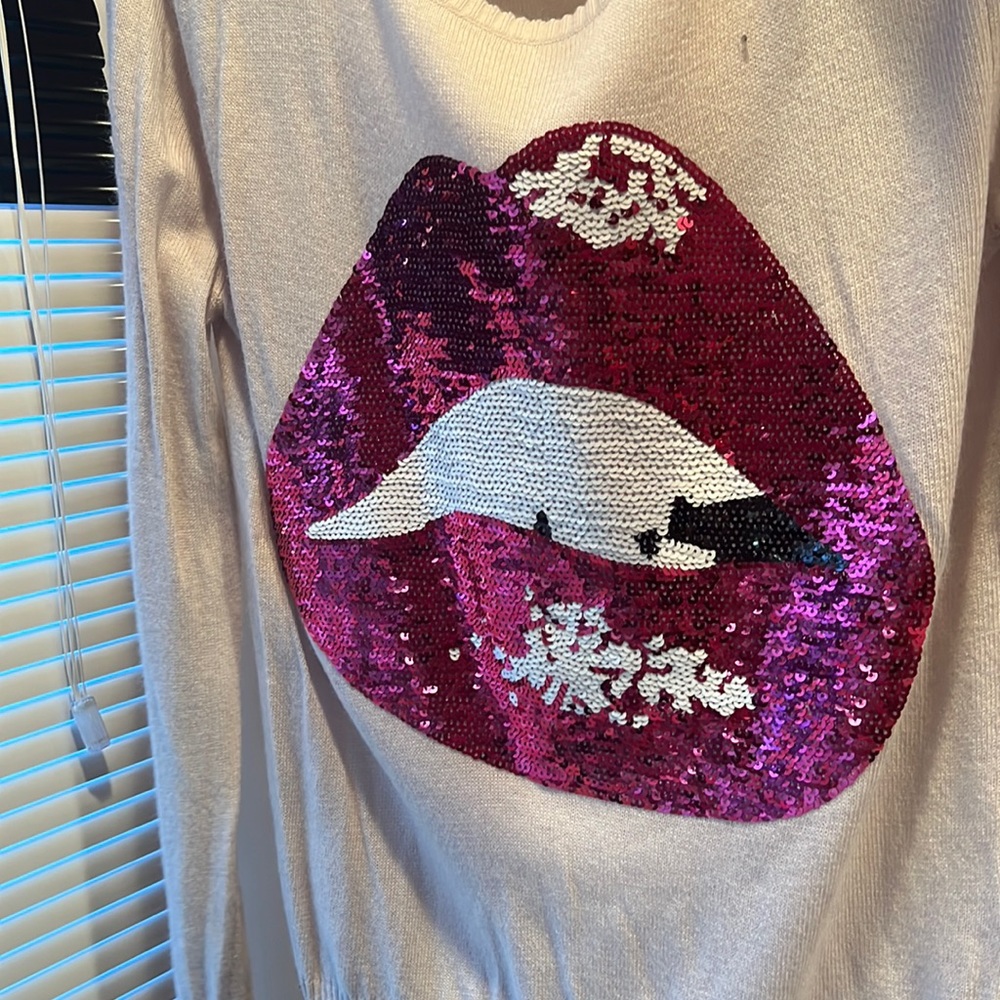 Sequin kiss Wildfox sweater